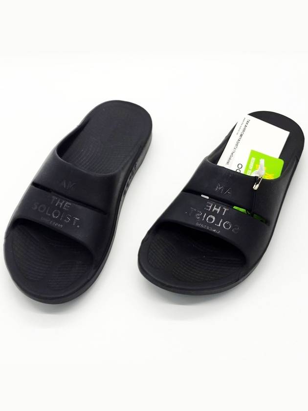 Men s Soloist Slide Slippers Black - OOFOS - BALAAN 1