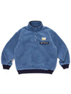Boa Fleece Blue Pullover HM26JK036 - HUMAN MADE - BALAAN 1