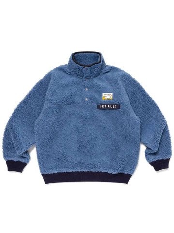 Boa Fleece Blue Pullover HM26JK036 - HUMAN MADE - BALAAN 1