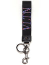 VLTN Snap Hook Keyring Black - VALENTINO - BALAAN 1