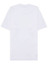 Logo Patch Short Sleeves T-Shirt White - STONE ISLAND - BALAAN 3