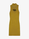 M-Onerva Logo Sleeveless Mini Dress Yellow - DIESEL - BALAAN 2