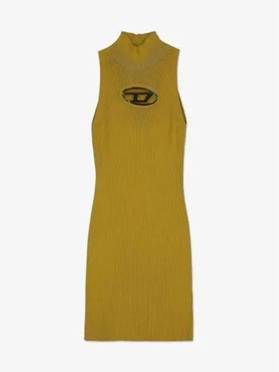 M-Onerva Logo Sleeveless Mini Dress Yellow - DIESEL - BALAAN 2