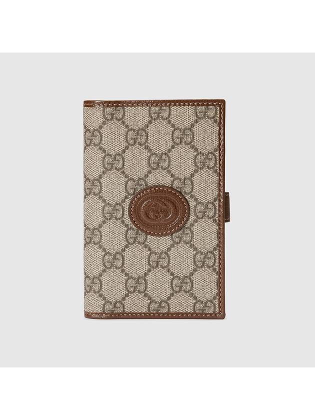 Interlocking G Superme Canvas Passport Wallet Beige - GUCCI - BALAAN 2