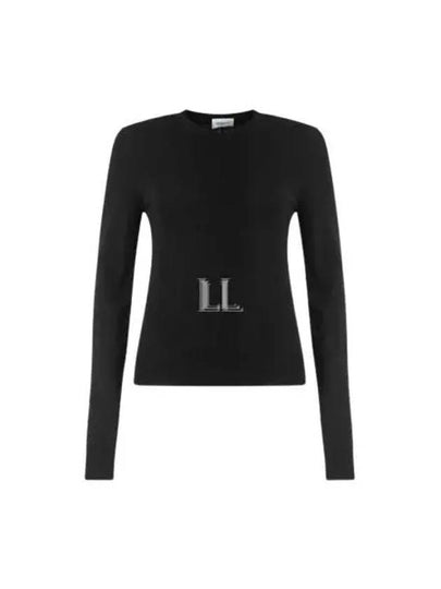 Openwork Cashmere Sweatshirt Black - SAINT LAURENT - BALAAN 2