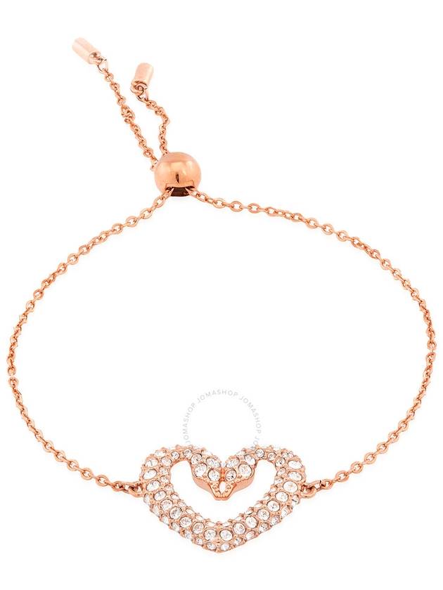 Sublima Swan Heart Medium Bracelet Rose Gold - SWAROVSKI - BALAAN 2