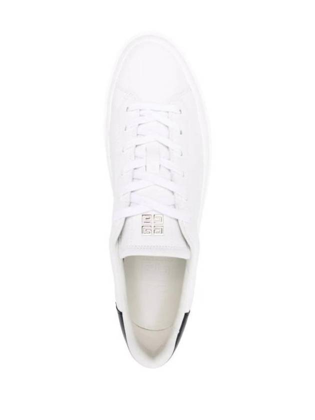 City Sport Leather Low Top Sneakers White - GIVENCHY - BALAAN 5