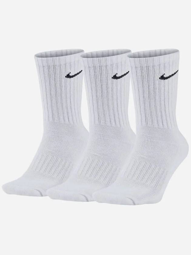 Everyday Training Crew Socks 3 Pack White - NIKE - BALAAN 2