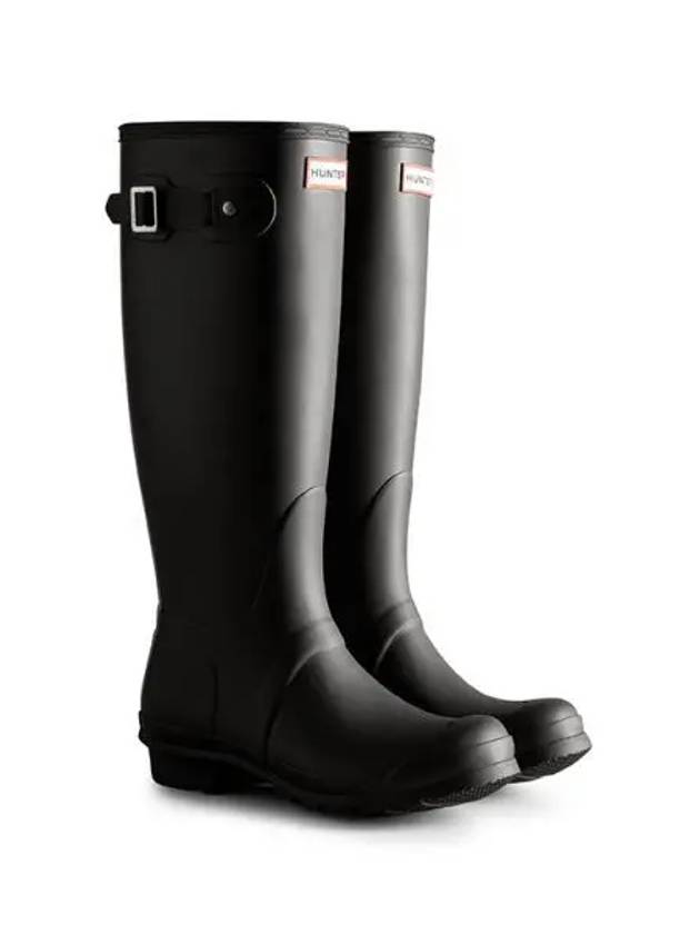 Tricolor Backstrap Tall Rain Boots Black - HUNTER - BALAAN 2