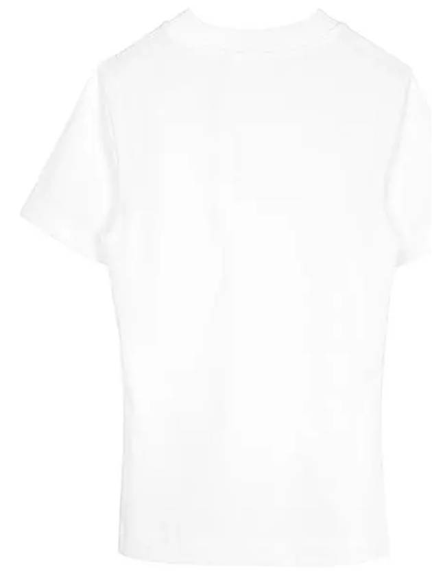 White monologo t shirt J20J221426 YAF - CALVIN KLEIN - BALAAN 2