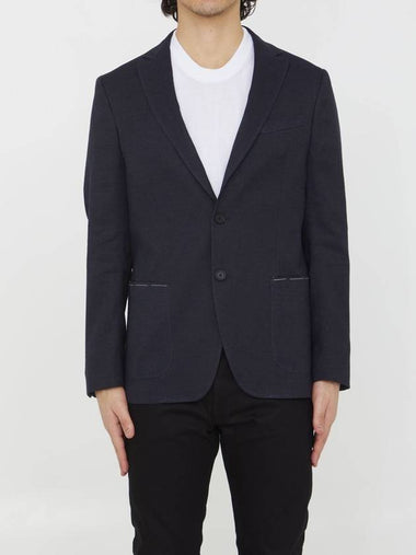 Linen And Viscose Jacket - TONELLO - BALAAN 1