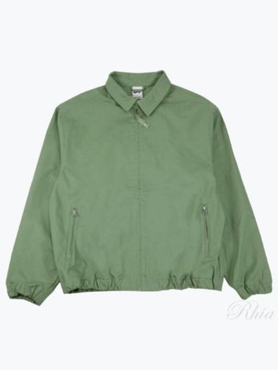 SB Woven Twill Premium Skate Zip Up Jacket Green - NIKE - BALAAN 2