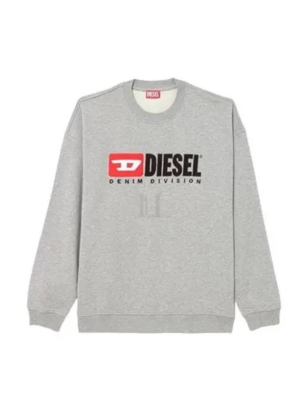 S Box Div Sweatshirt Grey - DIESEL - BALAAN 2