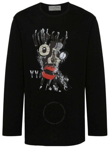 Yohji Yamamoto Homme PT Long Sleeve Tee, Brand Size 3 (Medium) - YOHJI YAMAMOTO - BALAAN 1