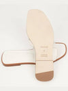 Oran Calfskin Slippers Blanc - HERMES - BALAAN 7