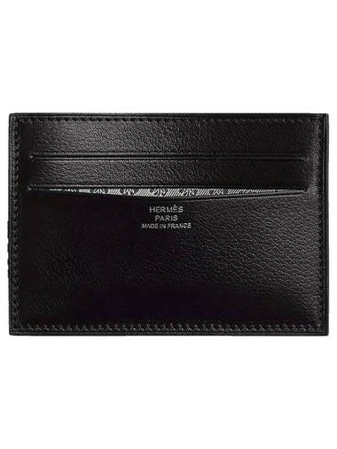 Citizen Twill Card Wallet Noir - HERMES - BALAAN 1