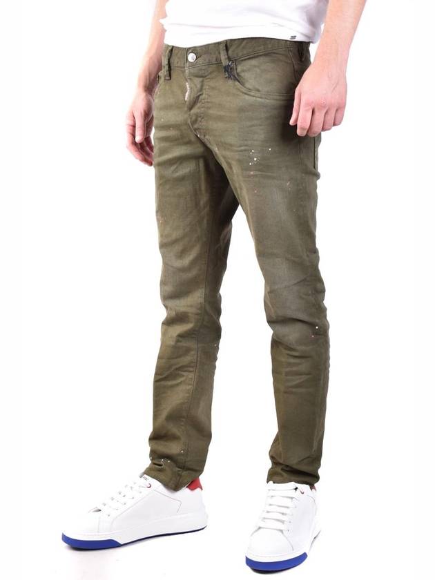 23 fw Stretch Cotton Pants WITH Paint STAINS S74LB1356S30733697 B0650374749 - DSQUARED2 - BALAAN 5