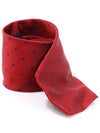 100 silk red dot pattern tie - DUNHILL - BALAAN 2