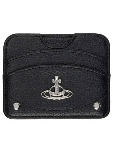 Half Moon Card Wallet Black - VIVIENNE WESTWOOD - BALAAN 1