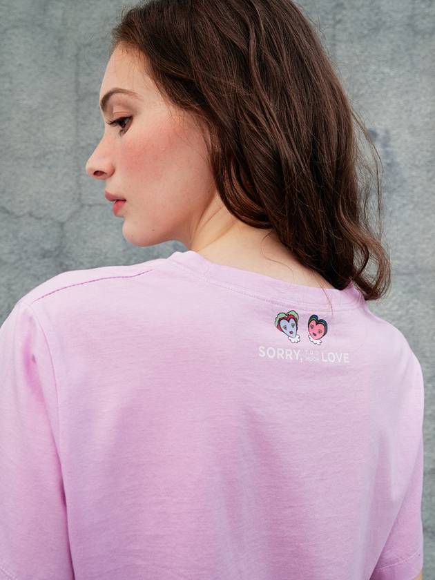 Love Song Half_Sleeve T shirt_Pink - SORRY TOO MUCH LOVE - BALAAN 2