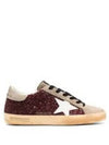 Superstar Clitter Low Top Sneakers Bordeaux - GOLDEN GOOSE - BALAAN 2