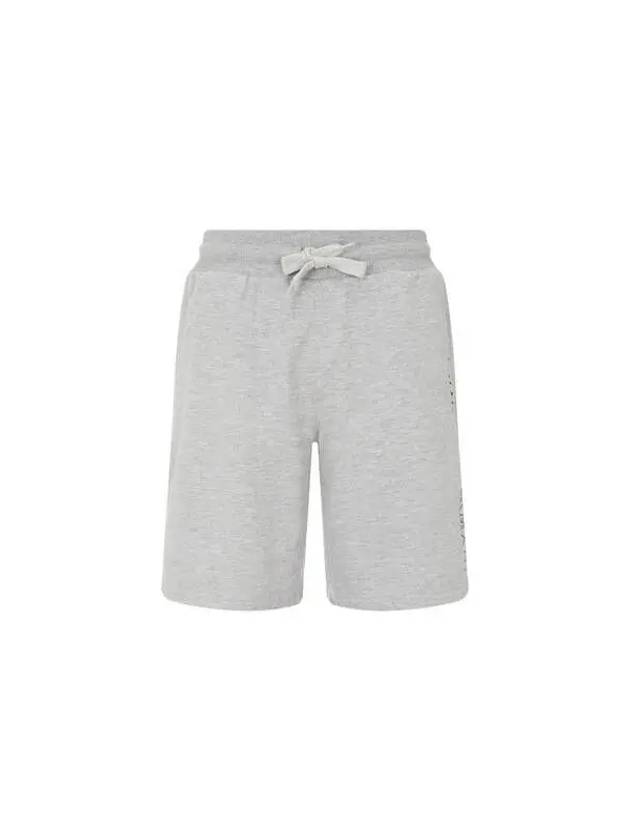 UNDERWEAR Men s Side Logo String Lounge Shorts Melange Gray - EMPORIO ARMANI - BALAAN 1