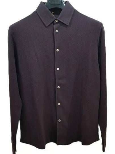 Andrew Long Sleeve Shirt Purple - LORO PIANA - BALAAN 2