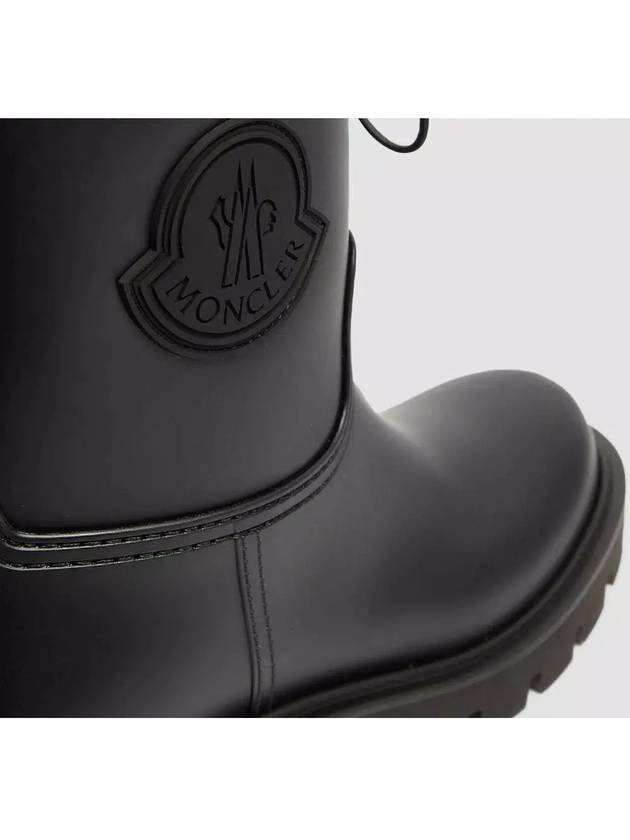 4G00080 M4522 999 KICKSTREAM BLACK RAIN BOOTS - MONCLER - BALAAN 6