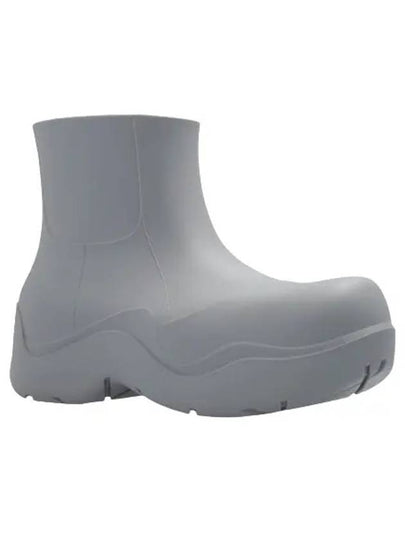 Puddle Rubber Ankle Rain Boots Grey - BOTTEGA VENETA - BALAAN 2