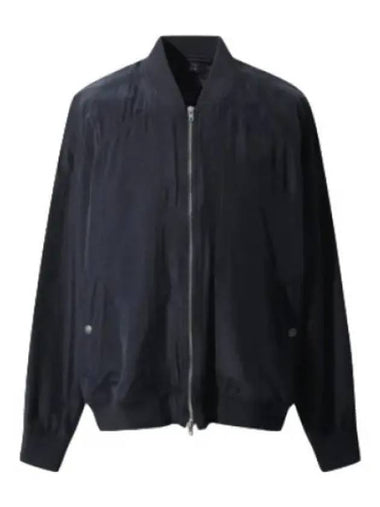 KYLIAN silk blouson jumper DARK NAVY aviation jacket - IRO - BALAAN 1