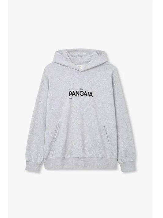 Unisex 365 Graphic Midweight Hoodie Melange Gray - PANGAIA - BALAAN 1