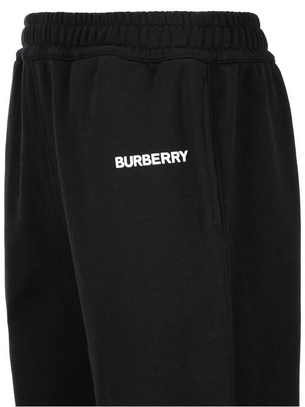 Addison French Terry Track Pants Black - BURBERRY - BALAAN 4