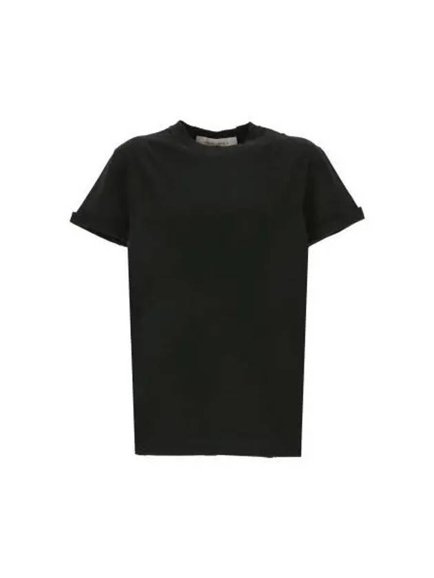 G Logo Patch Short Sleeve T-Shirt Black - GOLDEN GOOSE - BALAAN 2