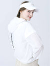 24 SS Hooded Anorak Regular Fit White Wind Jumper DO2242WB04 1 - DOYOUKNOWMC GOLF WEAR - BALAAN 4