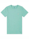 Embroidered Logo Cotton Short Sleeve T-Shirt Mint - POLO RALPH LAUREN - BALAAN 2