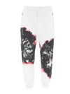 Men's Print Cotton Track Pants White - ALEXANDER MCQUEEN - BALAAN 2