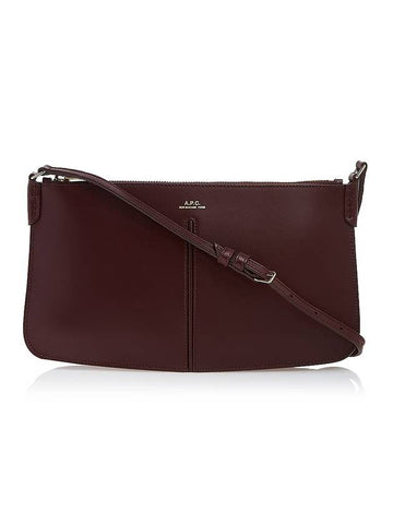 Betty Baguette Cross Bag Burgundy - A.P.C. - BALAAN 1