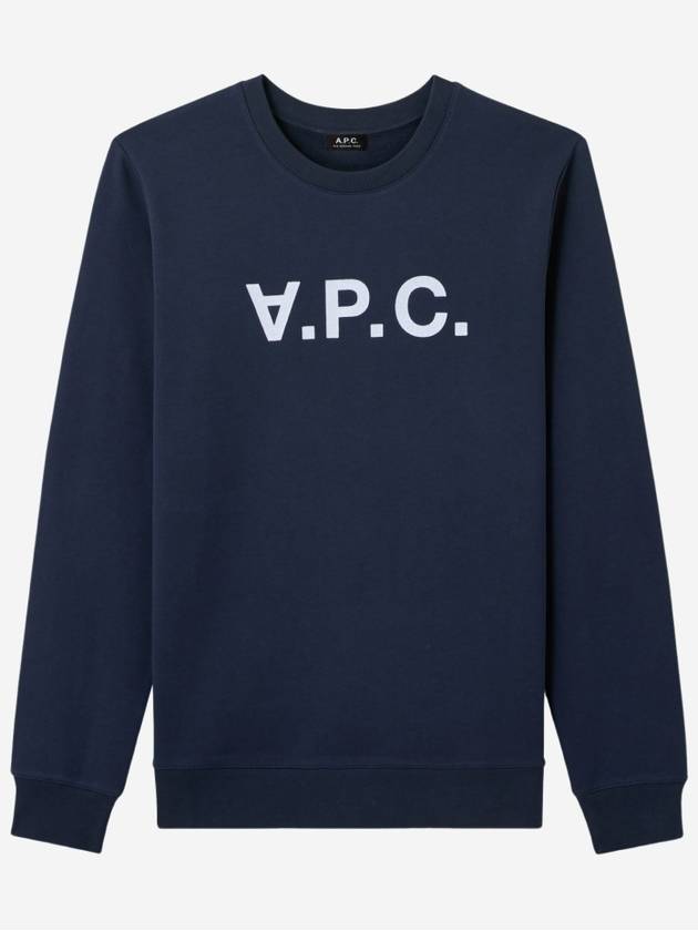 VPC Logo Sweatshirt Navy - A.P.C. - BALAAN 2