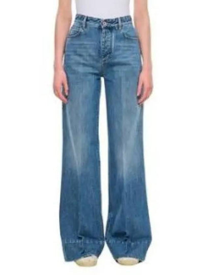 Women's Vintage Wide Jeans Blue - BOTTEGA VENETA - BALAAN 2