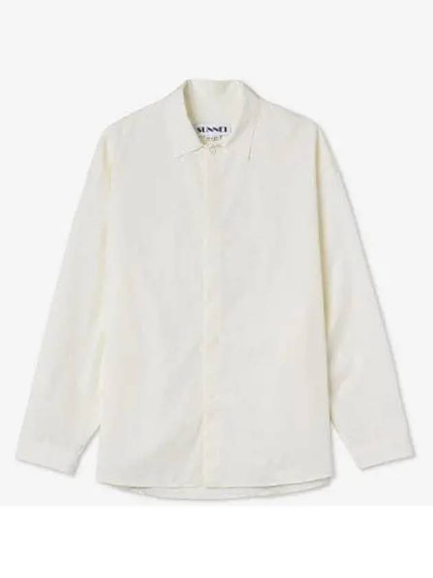 Overfit Long Sleeve Shirt White - SUNNEI - BALAAN 2