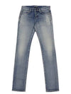 Low Rise Denim Jeans Blue - SAINT LAURENT - BALAAN 2