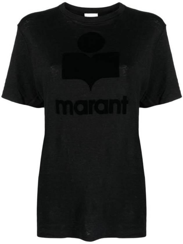 Short Sleeve T Shirt TS0001FB A1N09E 01BK Black - ISABEL MARANT - BALAAN 1