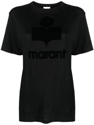 Short Sleeve T Shirt TS0001FB A1N09E 01BK Black - ISABEL MARANT - BALAAN 1