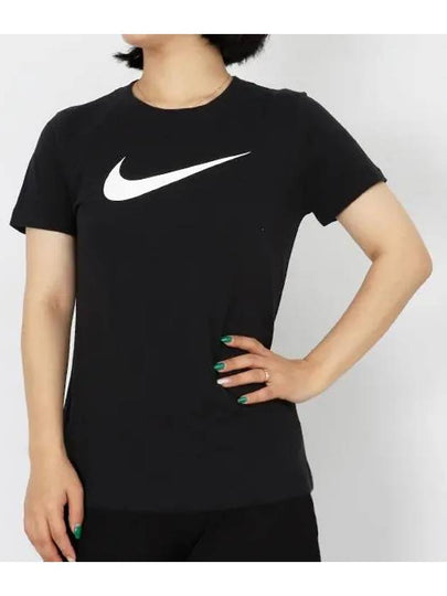 Dri Fit Crew Short Sleeve T-Shirt Black - NIKE - BALAAN 2