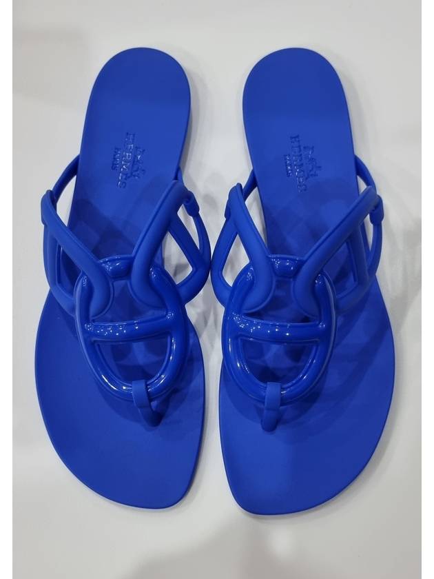 Egerie Flip Flops Blue Outremer - HERMES - BALAAN 6