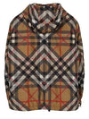 Layered Check Nylon Hooded Jacket Archive Beige - BURBERRY - BALAAN 3