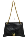 Crush Medium Shoulder Bag Black - BALENCIAGA - BALAAN 2