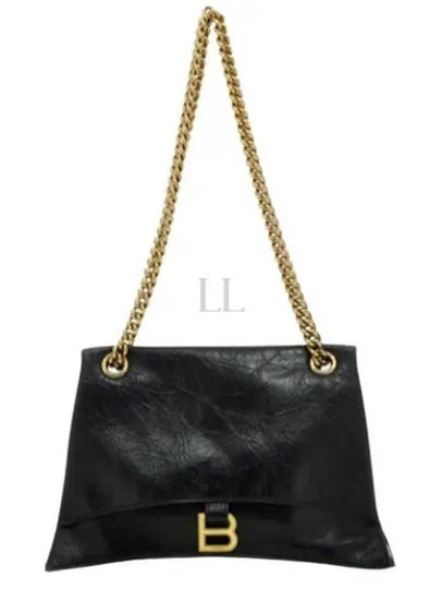 Crush Medium Shoulder Bag Black - BALENCIAGA - BALAAN 2