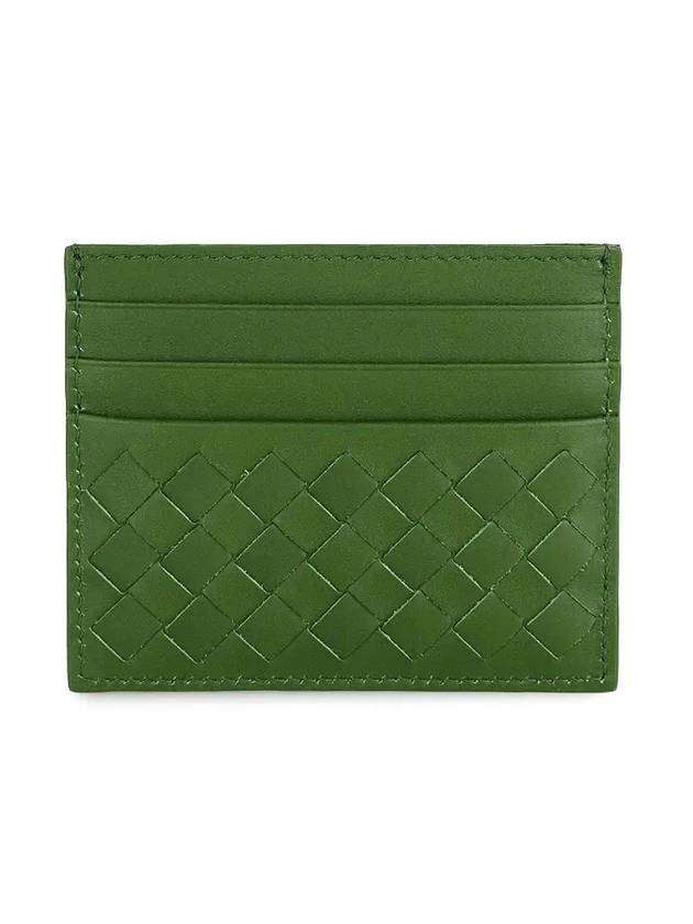 Intrecciato Classic Card Wallet Green - BOTTEGA VENETA - BALAAN 1