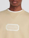 Logo Sweatshirt Beige - DIOR - BALAAN 7